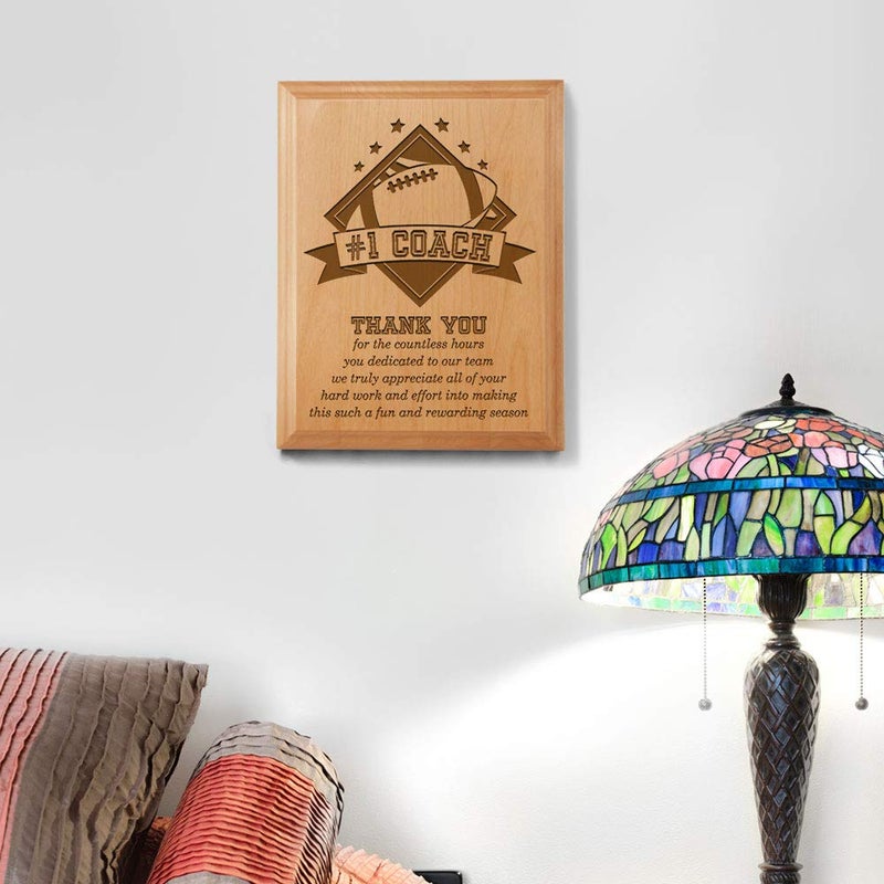Kate Posh - #1 Football Coach Plaque and Award - Image 3